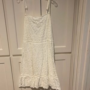 Hollister XS white lace dress